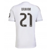 Koszulka piłkarska Real Madrid Brahim Diaz #21 Strój Domowy 2025-26 tanio Krótki Rękaw Koszulka piłkarska Real Madrid Brahim Diaz #21 Strój Domowy 2025-26 tanio Krótki Rękaw